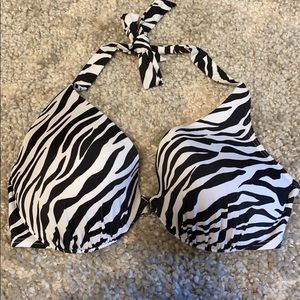 Zebra Swim Top